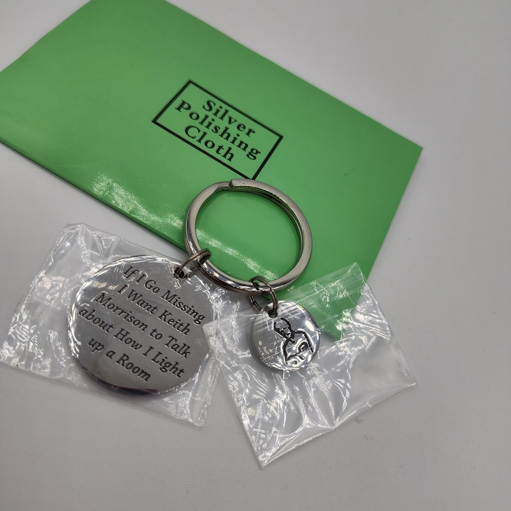True Crime Humor Keychain 🔦 “If I Go Missing…” Keith Morrison Quote Gift NIP - Picture 2 of 3